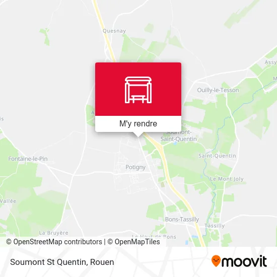 Soumont St Quentin plan