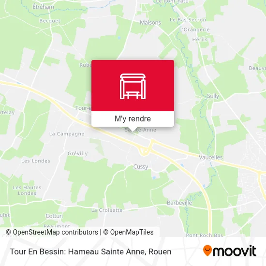 Tour En Bessin: Hameau Sainte Anne plan