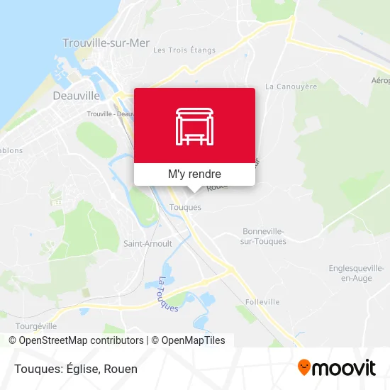 Touques: Église plan