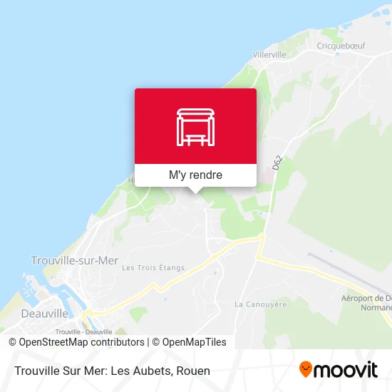 Trouville Sur Mer: Les Aubets plan