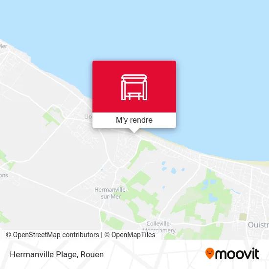 Hermanville Plage plan