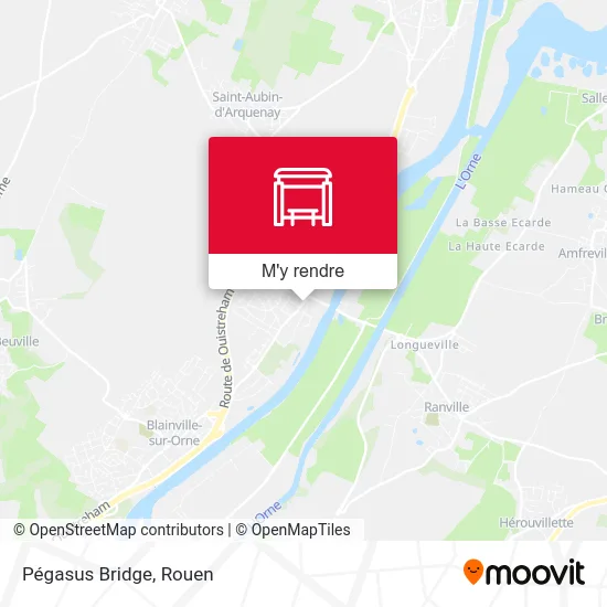 Pégasus Bridge plan