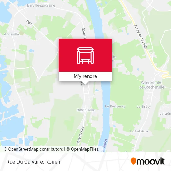 Rue Du Calvaire plan