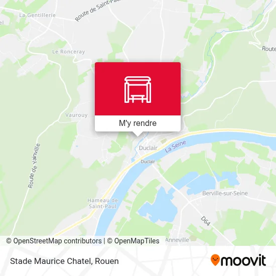 Stade Maurice Chatel plan