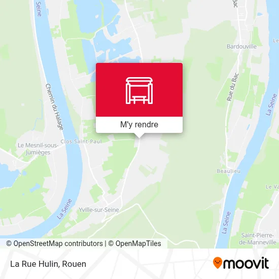 La Rue Hulin plan