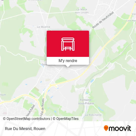 Rue Du Mesnil plan