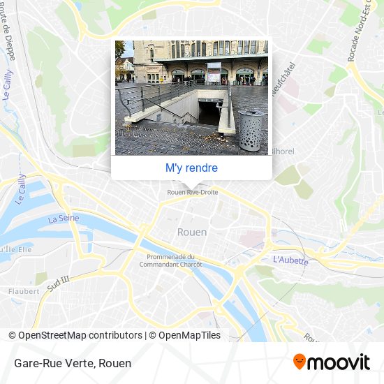 Gare-Rue Verte plan