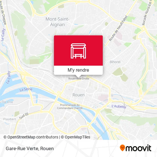 Gare-Rue Verte plan