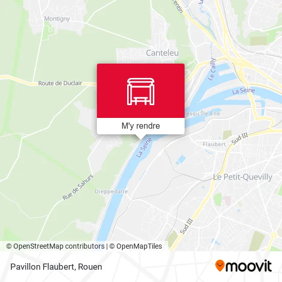 Pavillon Flaubert plan
