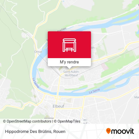 Hippodrome Des Brûlins plan