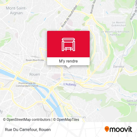 Rue Du Carrefour plan