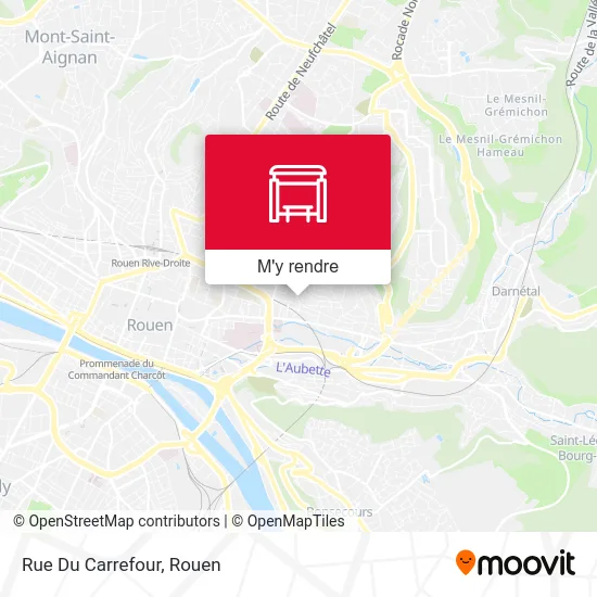 Rue Du Carrefour plan