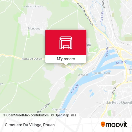 Cimetiere Du Village plan