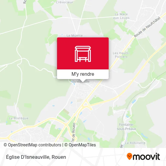 Église D'Isneauville plan