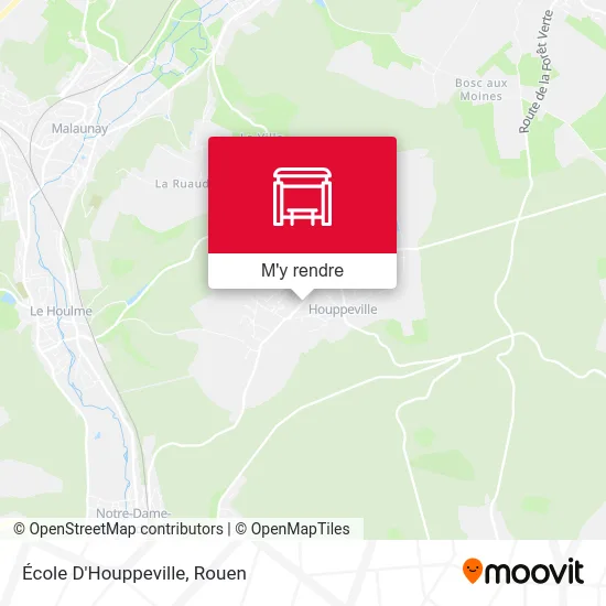École D'Houppeville plan