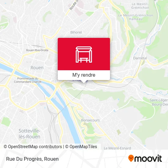 Rue Du Progrès plan