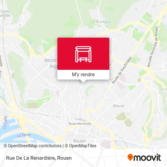 Rue De La Renardière plan