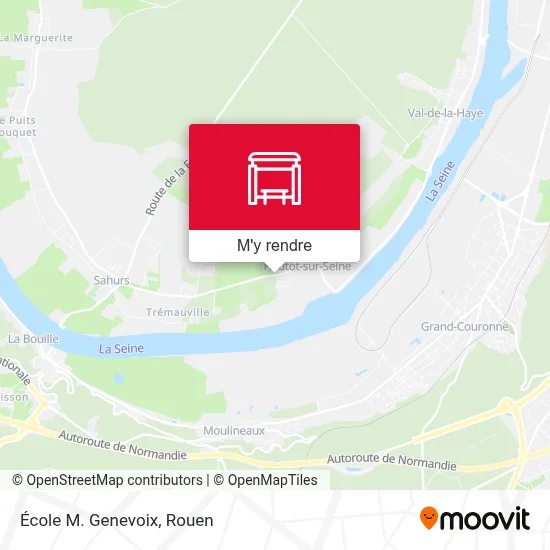 École M. Genevoix plan