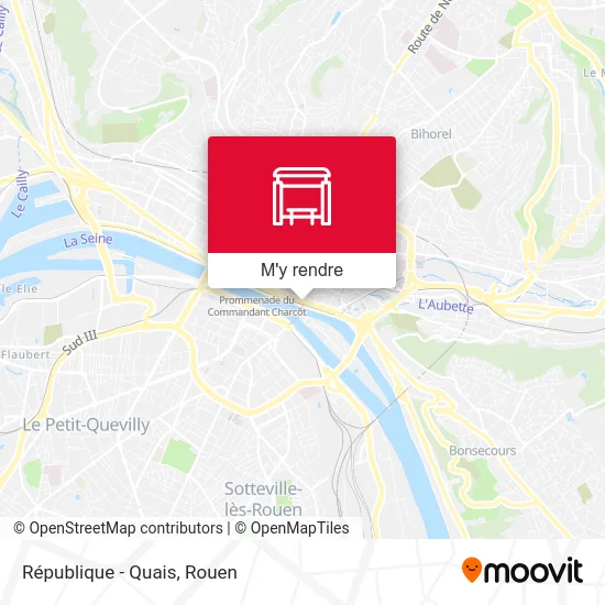République - Quais plan