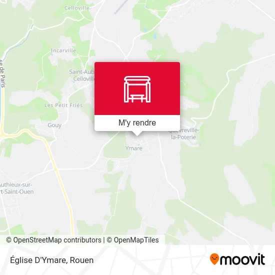 Église D'Ymare plan