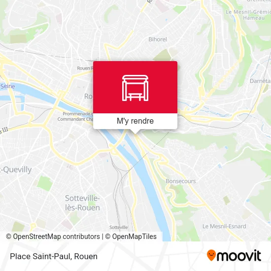 Place Saint-Paul plan