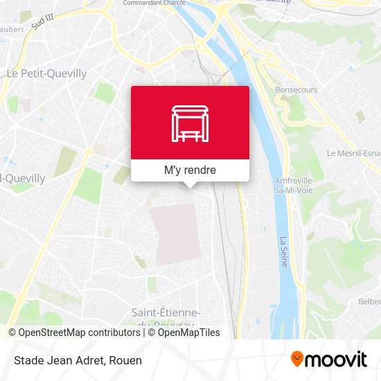 Stade Jean Adret plan