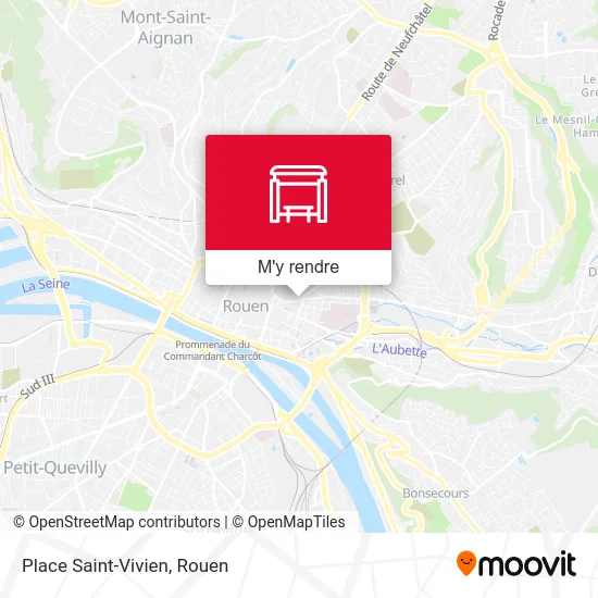 Place Saint-Vivien plan