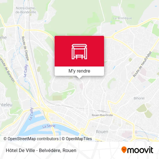 Hôtel De Ville - Belvédère plan