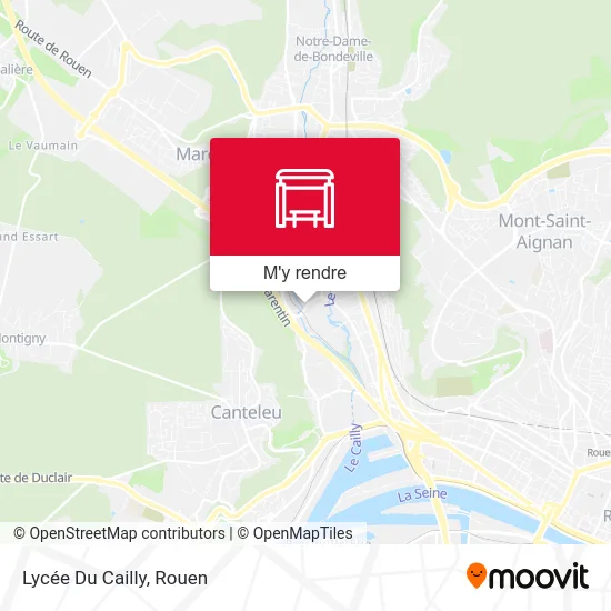 Lycée Du Cailly plan