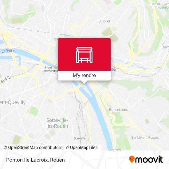 Ponton Ile Lacroix plan