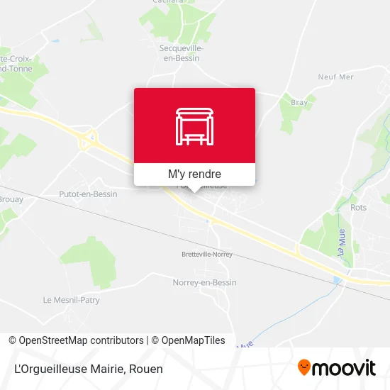 L'Orgueilleuse Mairie plan