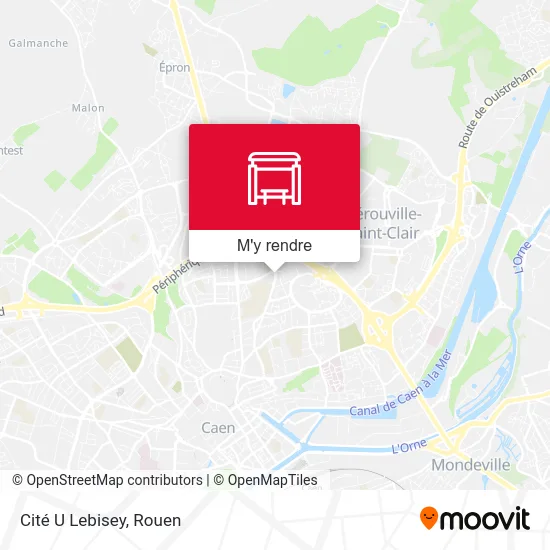 Cité U Lebisey plan