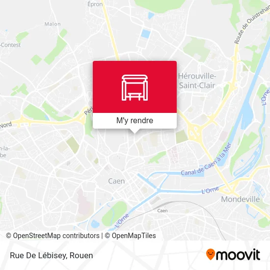 Rue De Lébisey plan