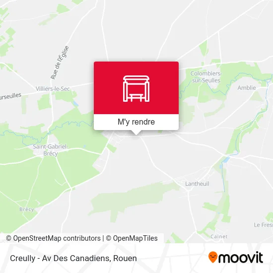 Creully - Av Des Canadiens plan