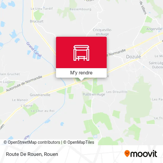 Route De Rouen plan