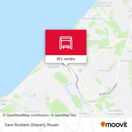 Gare Routiere (Départ) plan