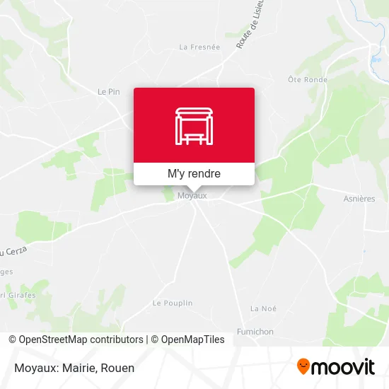 Moyaux: Mairie plan