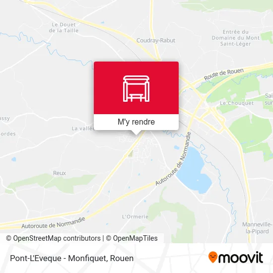 Pont-L'Eveque - Monfiquet plan