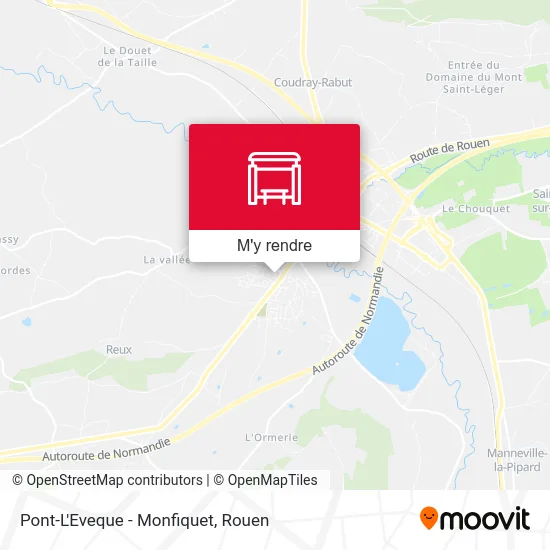 Pont-L'Eveque - Monfiquet plan