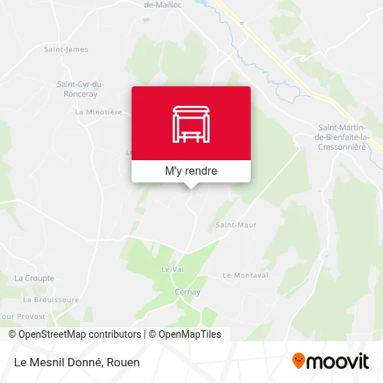 Le Mesnil Donné plan