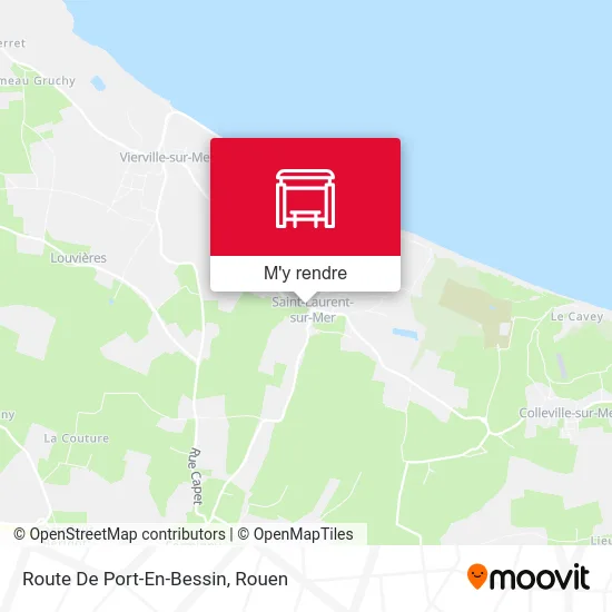 Route De Port-En-Bessin plan