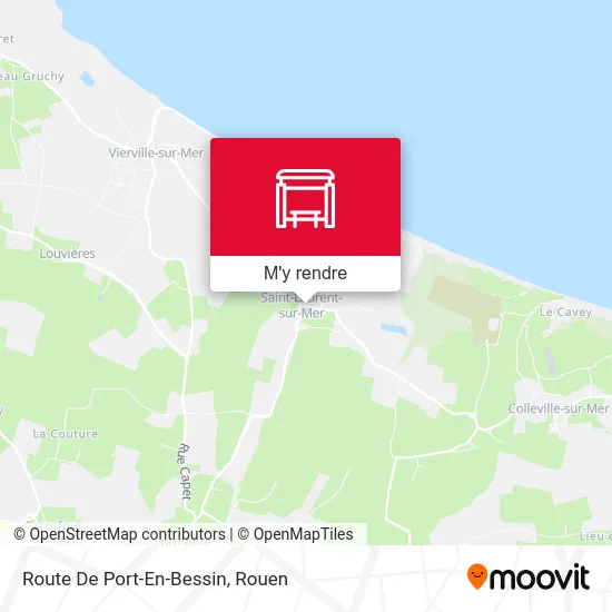 Route De Port-En-Bessin plan