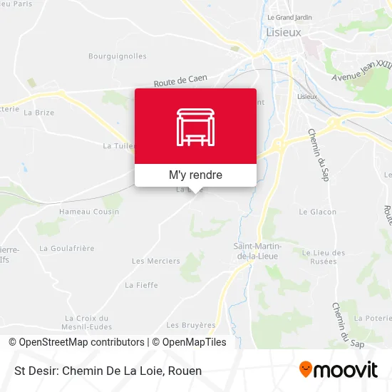 St Desir: Chemin De La Loie plan