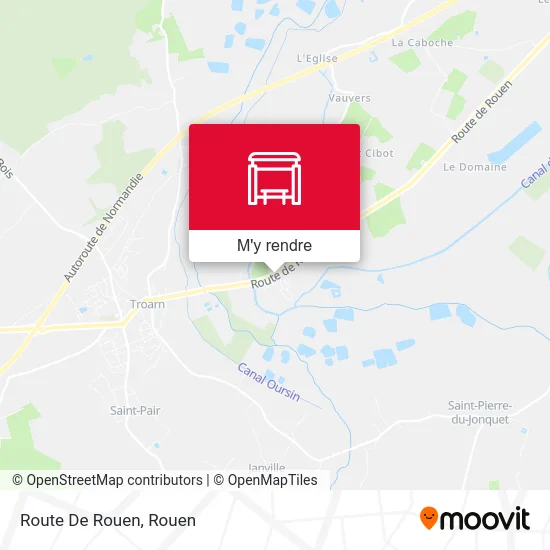 Route De Rouen plan