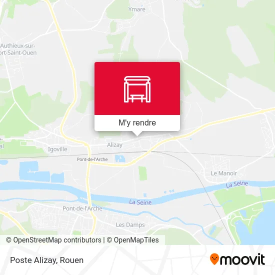 Poste Alizay plan