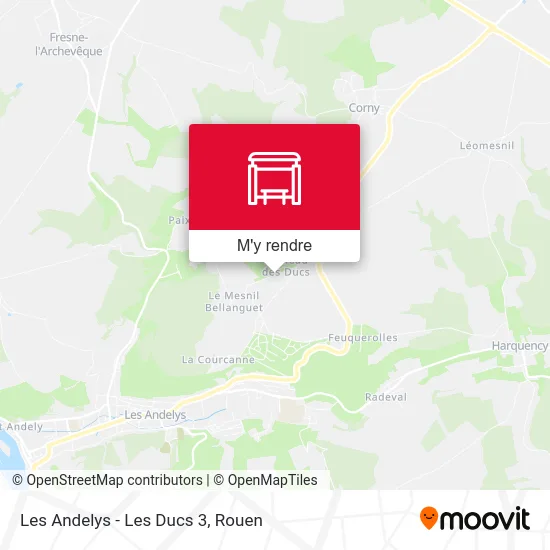 Les Andelys - Les Ducs 3 plan