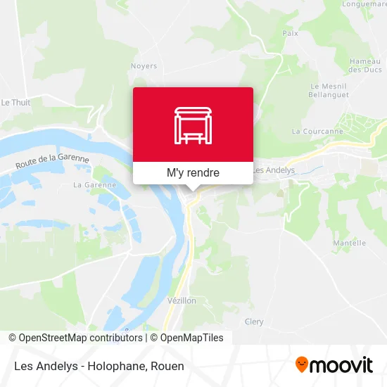 Les Andelys - Holophane plan