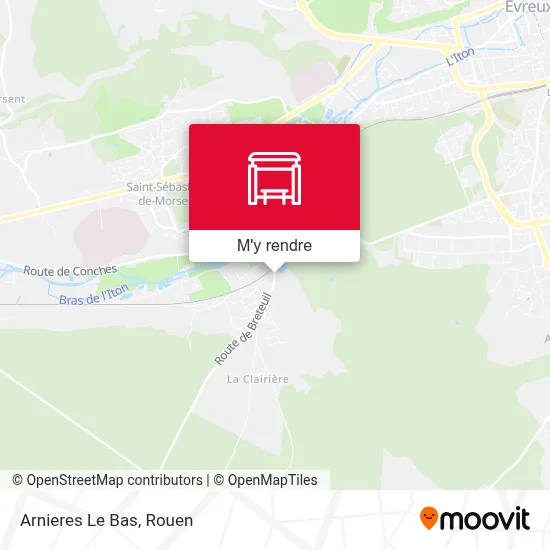 Arnieres Le Bas plan