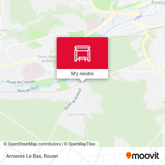 Arnieres Le Bas plan