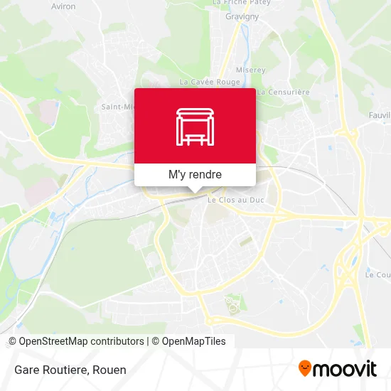 Gare Routiere plan